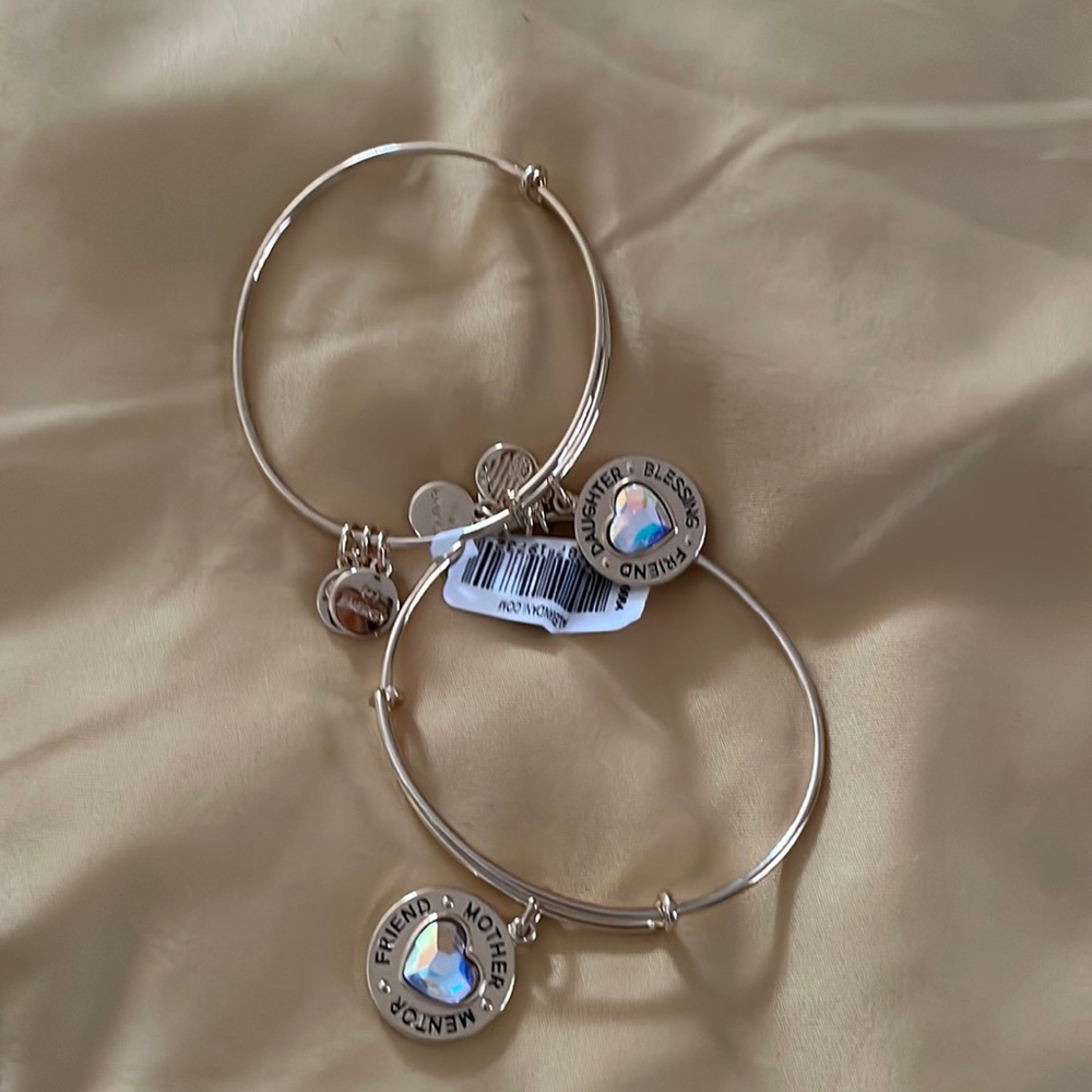 Set of two gold Alex and ani bracelets- never worn